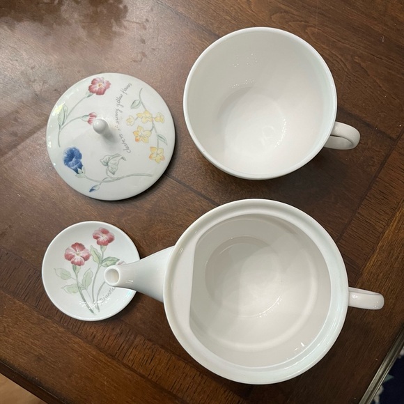 Lenox artist sketchbook stackable tea set with bag holder. - Picture 5 of 8